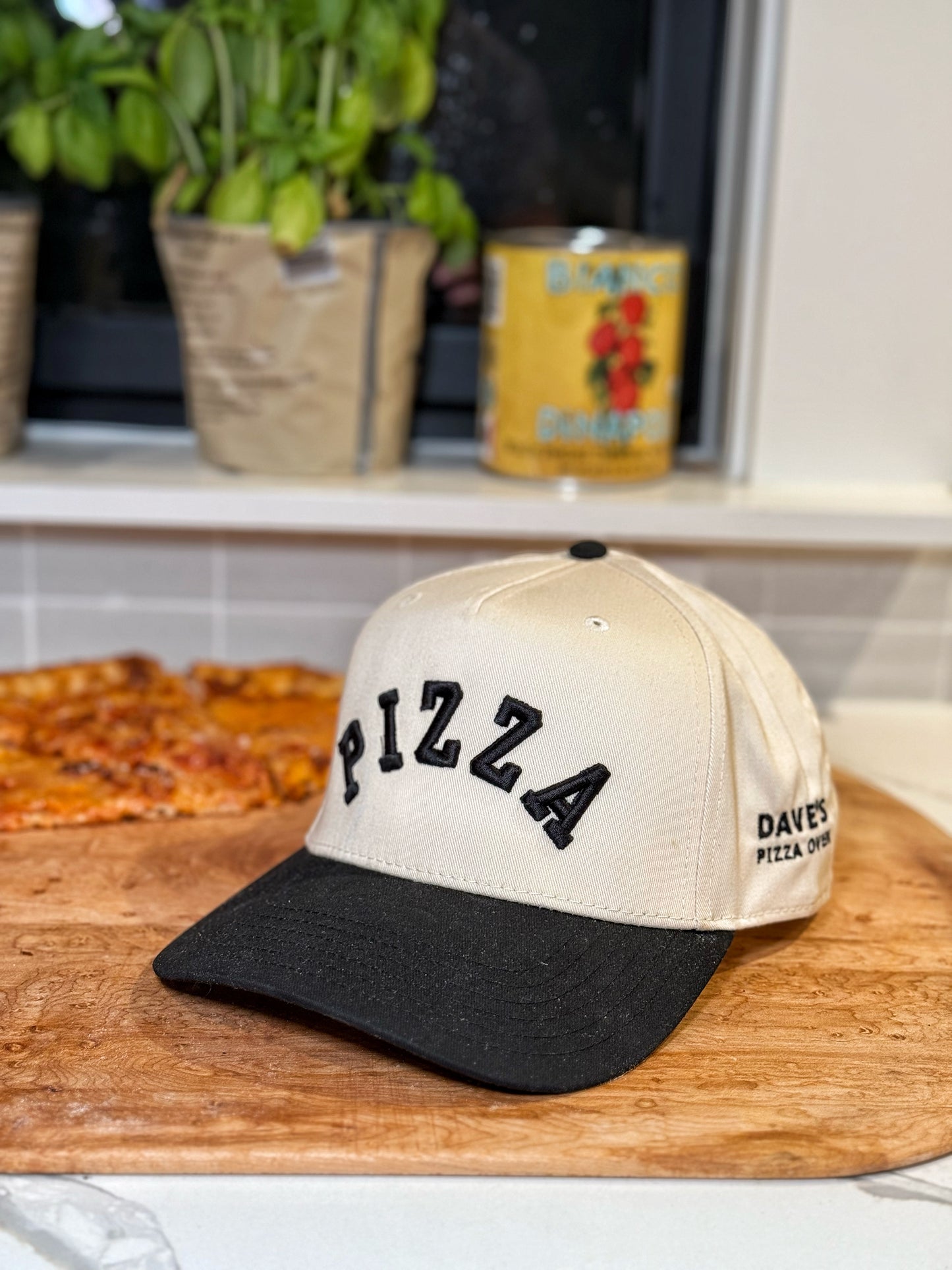 Black "PIZZA" Hat