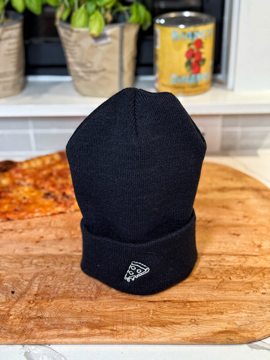 Black Pizza Beanie