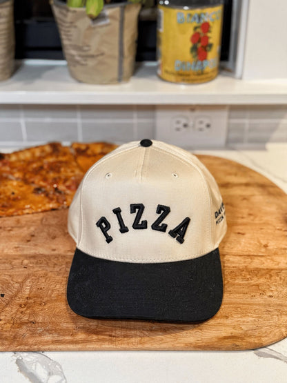 Black "PIZZA" Hat