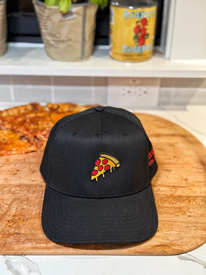 Black Pizza Slice Hat