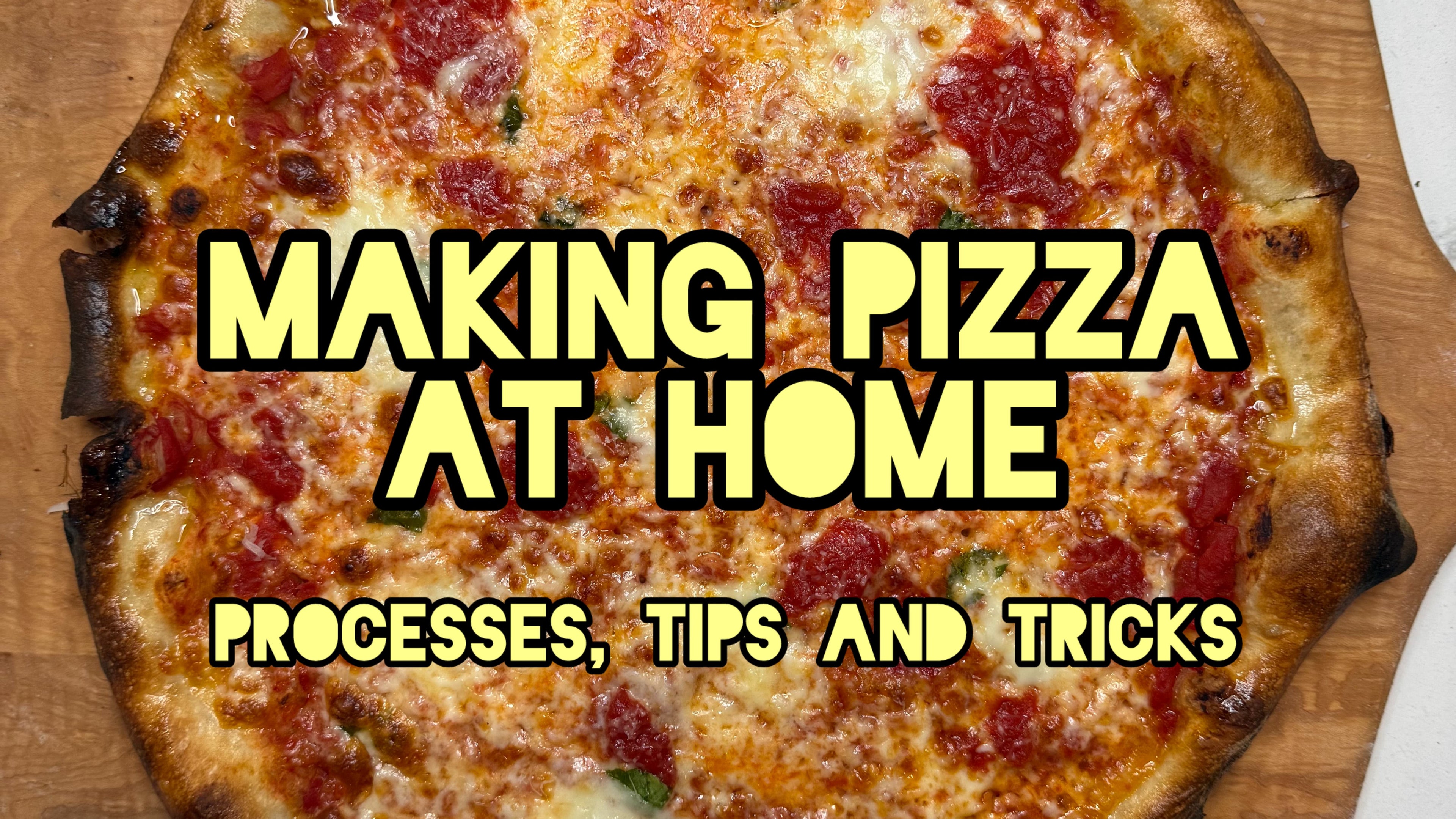 Load video: making pizza at home video